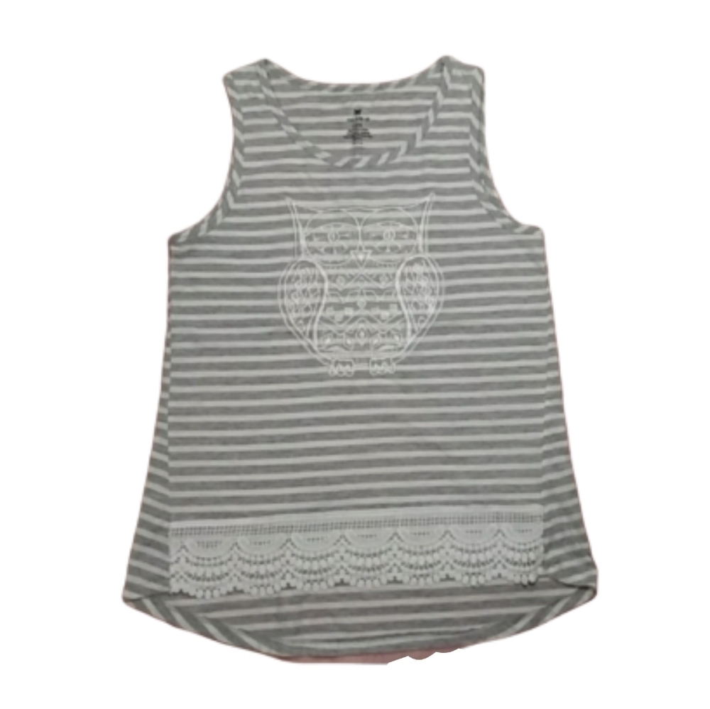 One Step Up Girl  embroidery Tank Top Sz 14/16